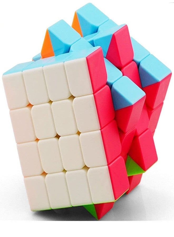 KITMEER Puzzle Cube Stickers Less Smooth Cube Game (4x4) - Image 1